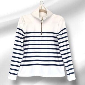 Dudley Stephens Manchester Striped Pullover Velvet Morning Terry XS NWT